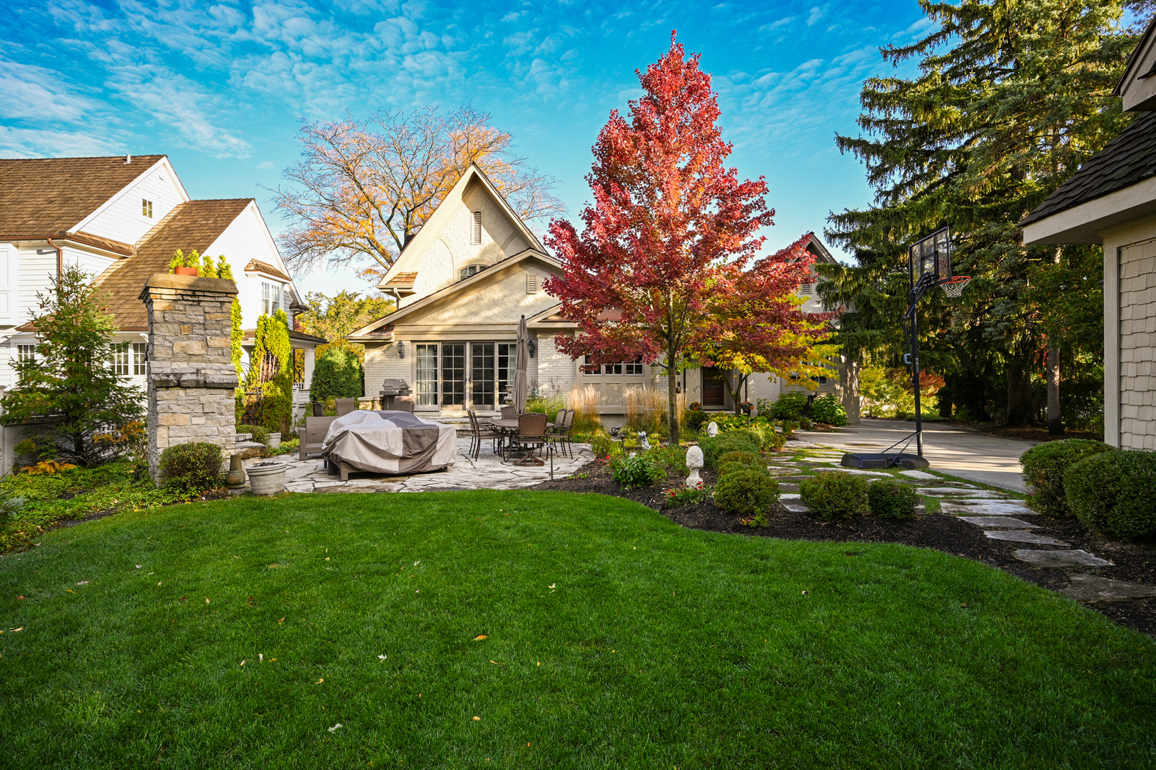 Undisclosed Address Glen Ellyn, IL 60137 - Photo 41 of 45 a view of a house with backyard and sitting area