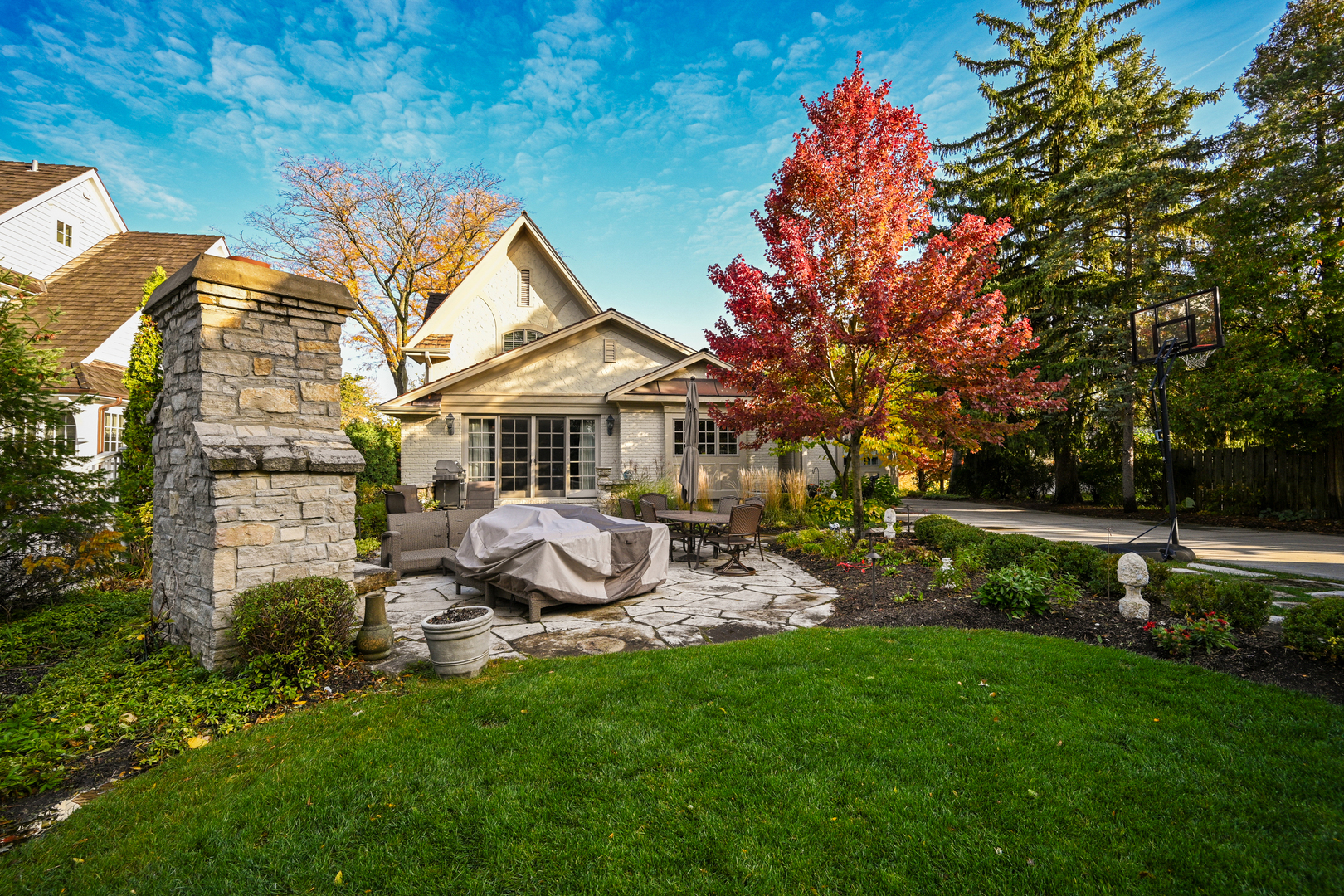 Undisclosed Address Glen Ellyn, IL 60137 - Photo 42 of 45 a front view of a house with garden