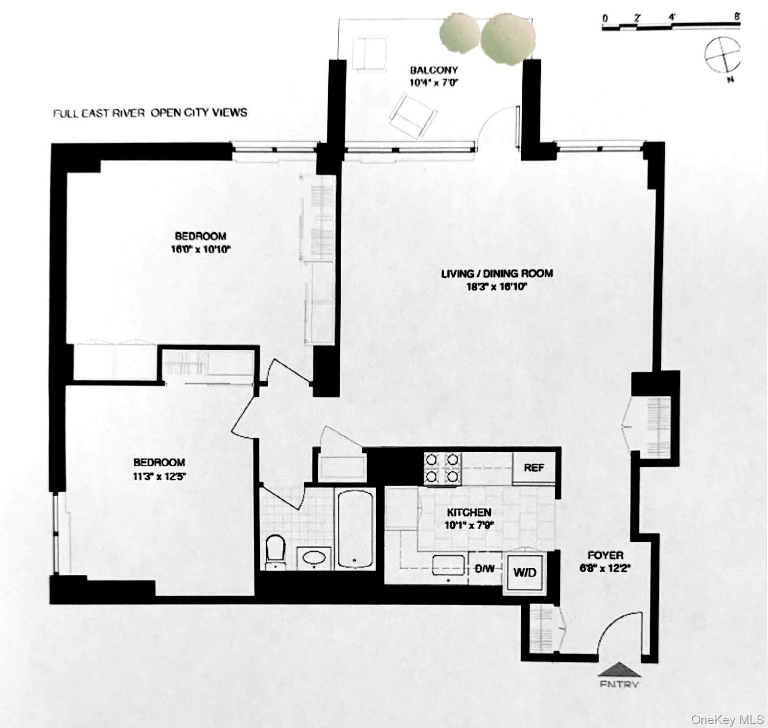 77 Fulton Street, Unit 19C Manhattan, NY 10038 - Photo 20 of 20 a view of counter