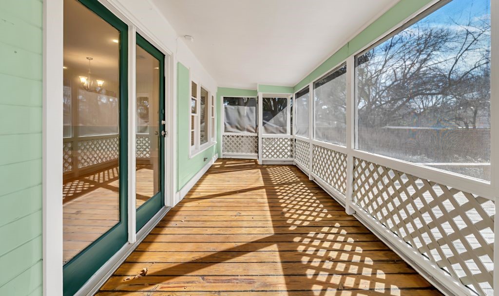 106 30th Street North Waco, TX 76710 - Photo 30 of 47 a view of balcony with wooden floor