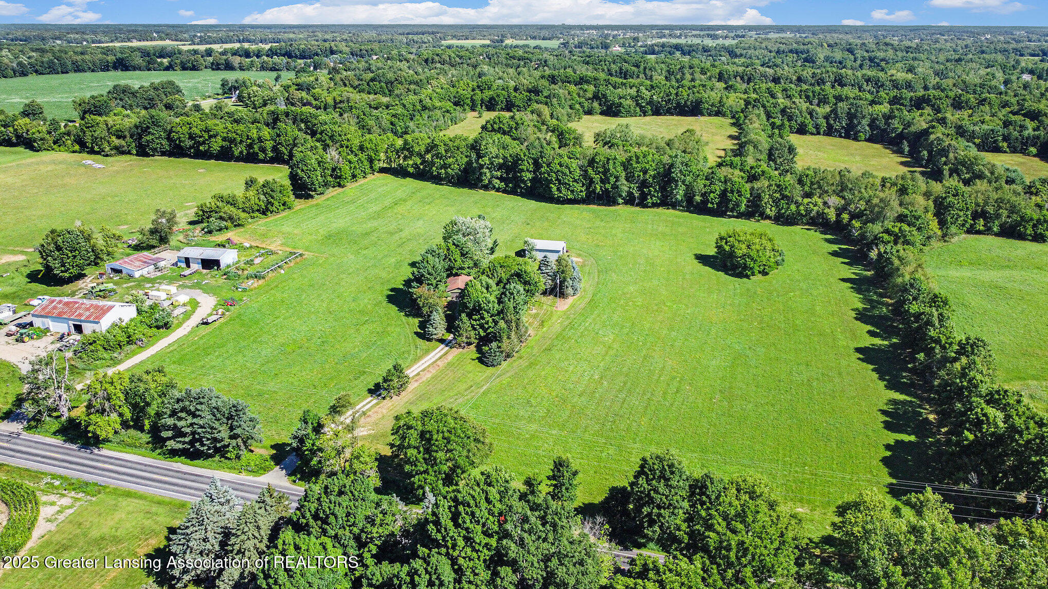 3888 West Barnes Road Mason, MI 48854 - Photo 33 of 37 full aerial parcel
