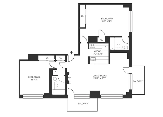 $7,051 | 260 West 52nd Street, Unit 22C | Theater District