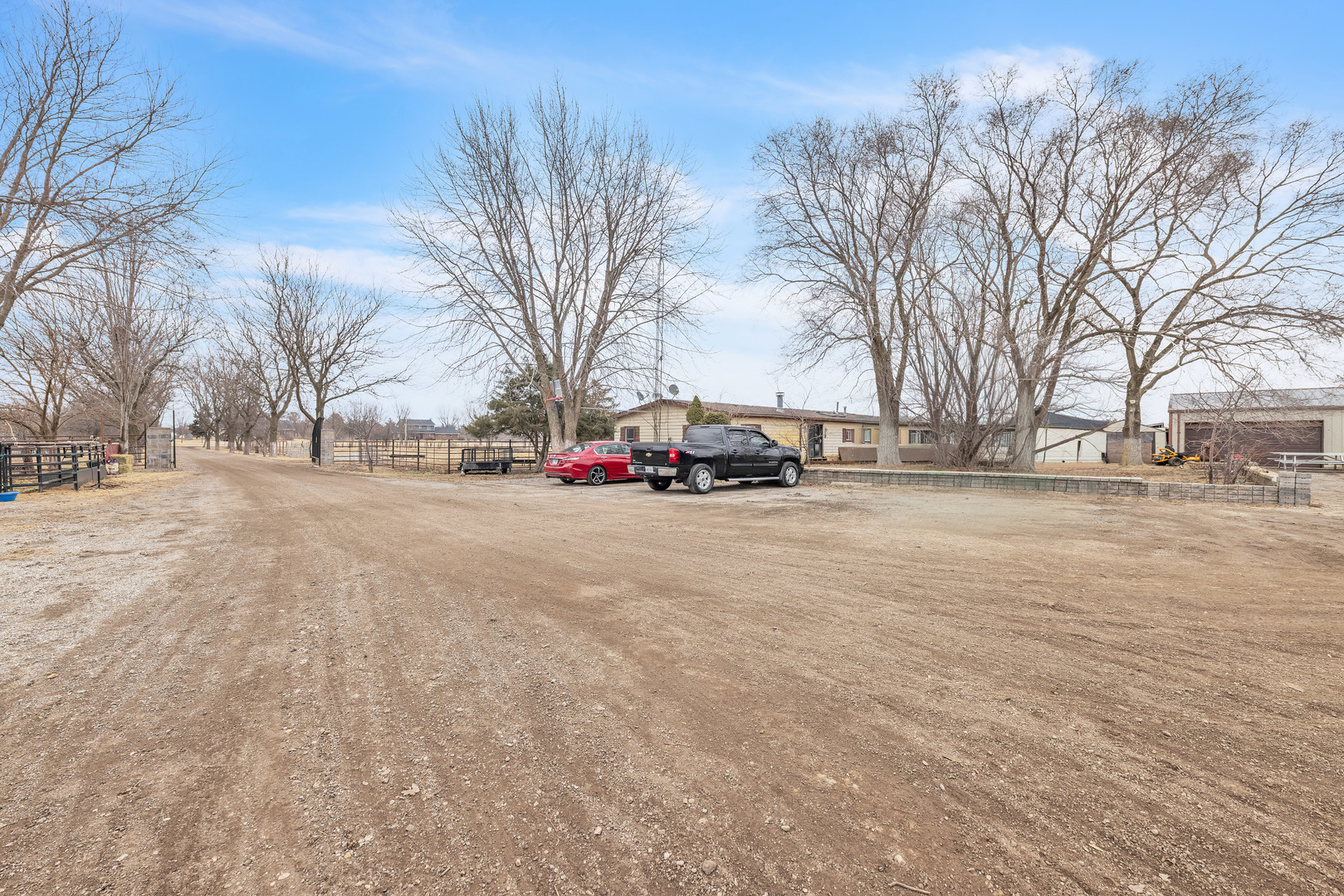 13745 West Bruns Road Manhattan, IL 60442 - Photo 24 of 55 a view of road with covered with snow