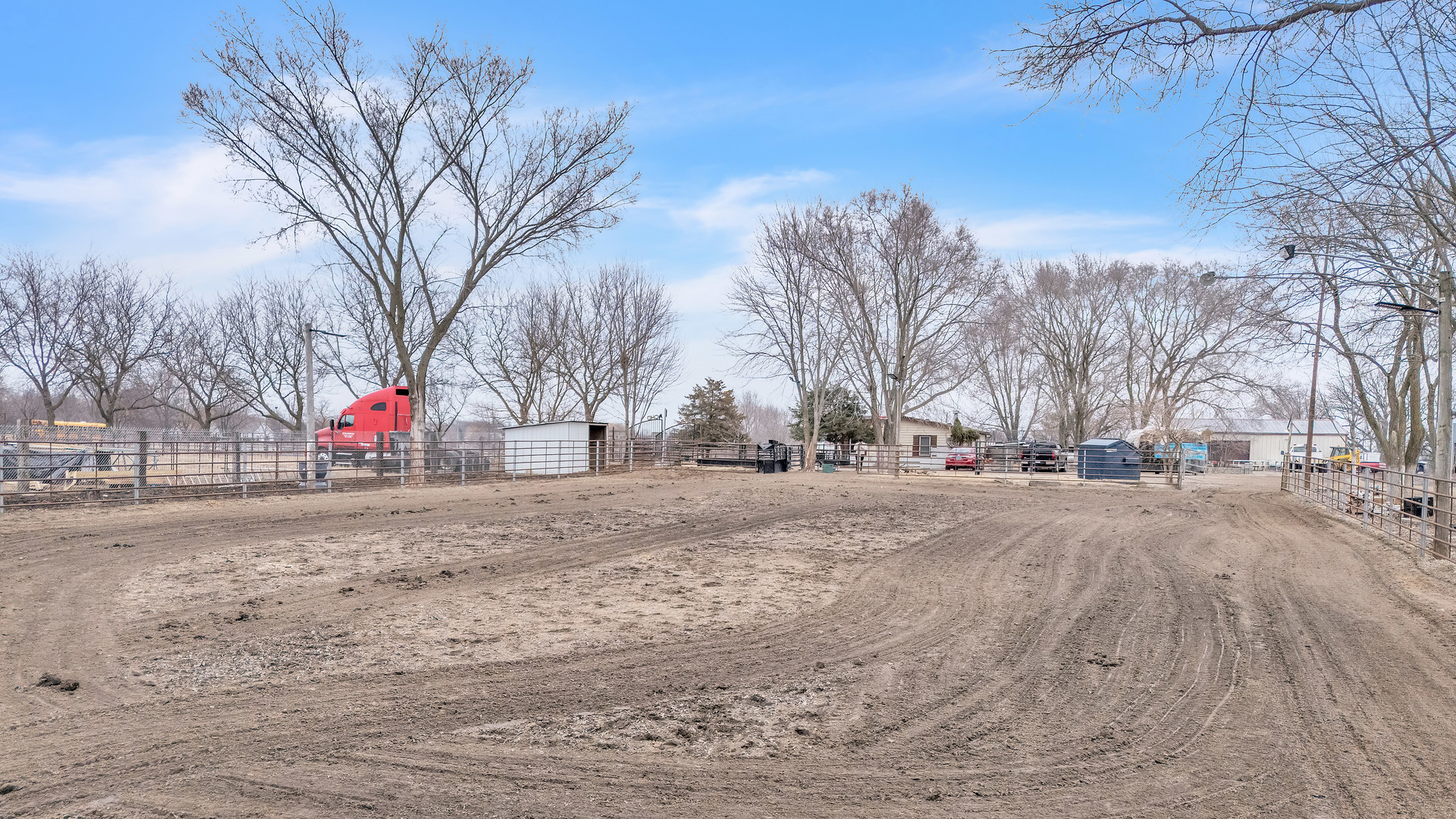 13745 West Bruns Road Manhattan, IL 60442 - Photo 29 of 55 a view of road with covered with snow