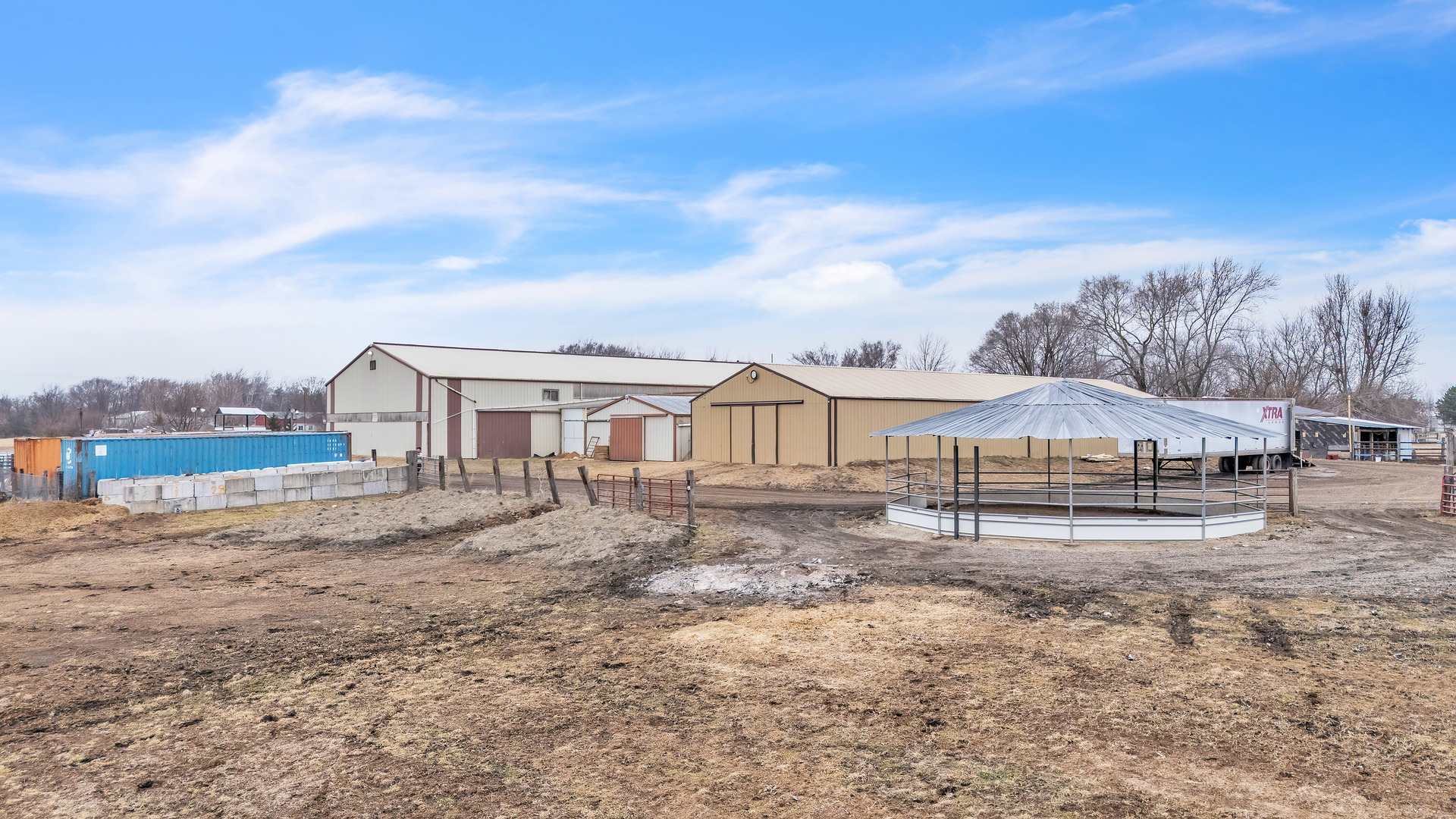 13745 West Bruns Road Manhattan, IL 60442 - Photo 37 of 55 a view of a house with a yard and wooden fence