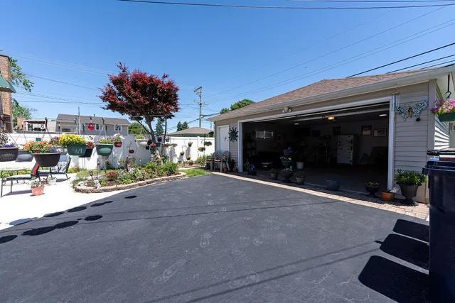 a front view of a building with street