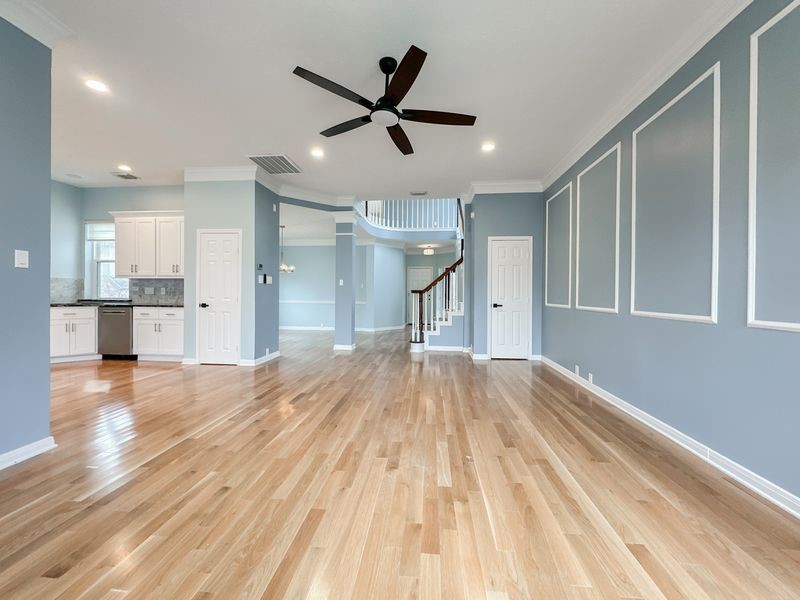 1223 Normans Woods Street Houston, TX 77077 - Photo 14 of 32 Wood floor and beautiful crown molding