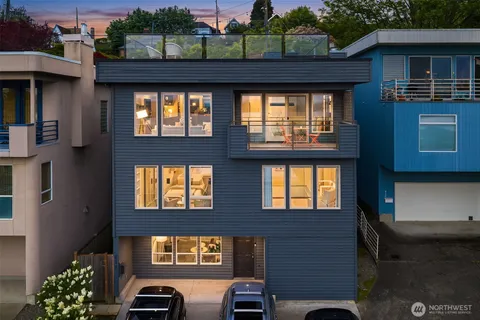 a front view of a building with garden