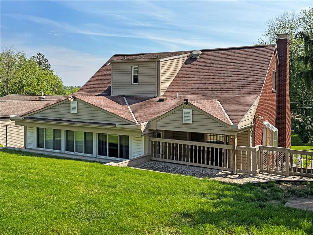 5422 Library Road Bethel Park, PA 15102 - Photo 21 of 27 Rear view of the home.