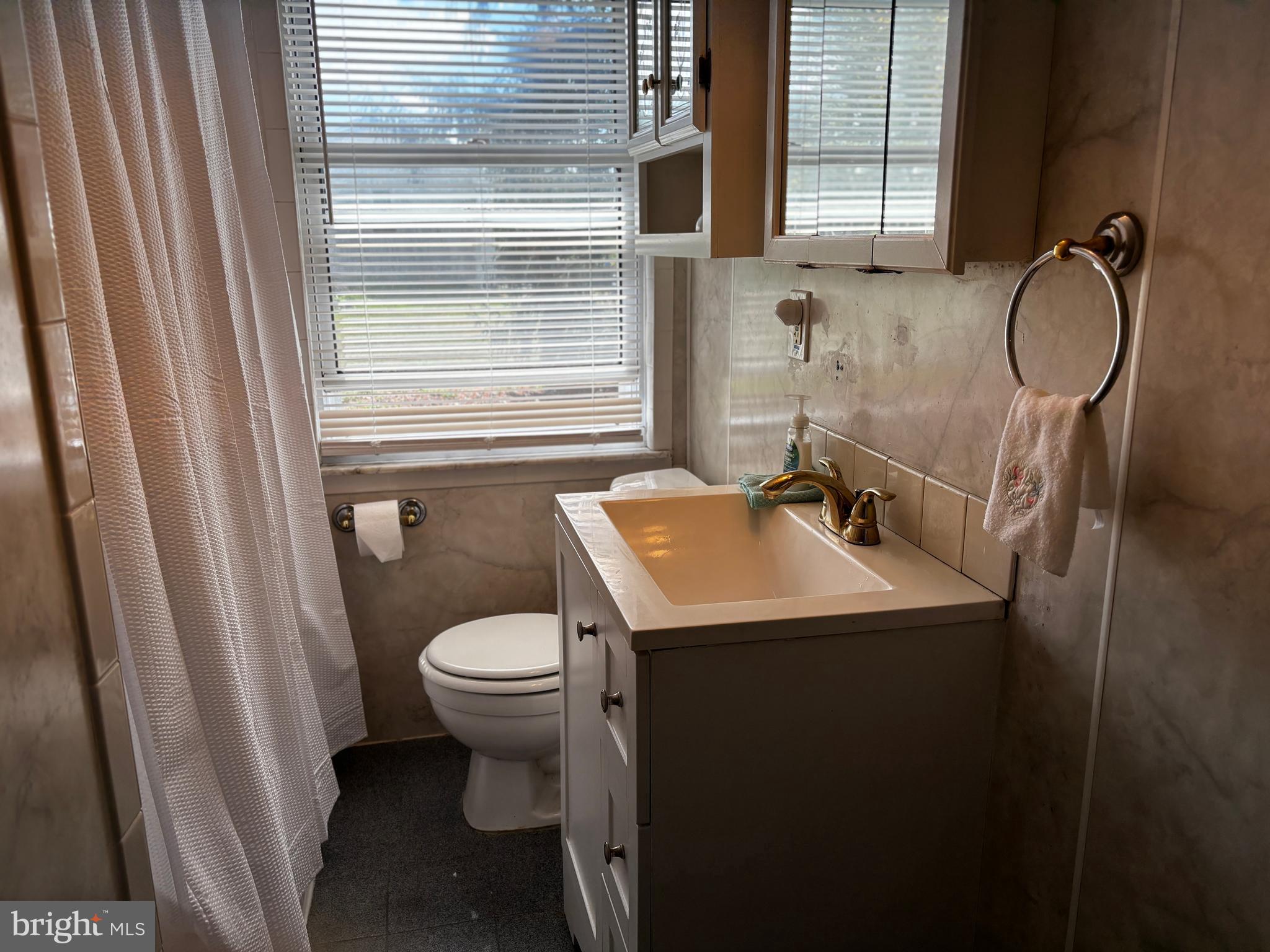 2044 Mill Road Norristown, PA 19403 - Photo 19 of 55 a bathroom with a sink toilet and shower