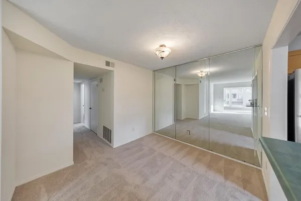 a view of an empty room