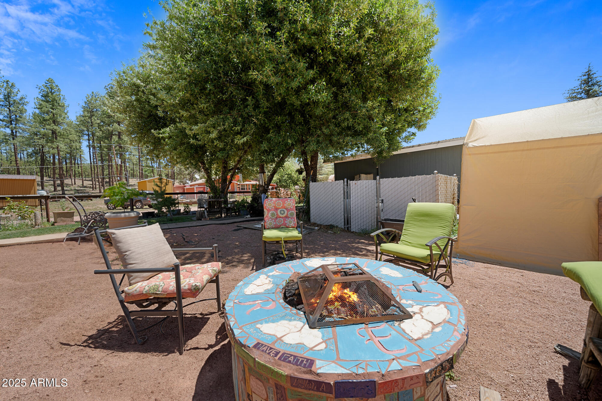 247 Standage Drive Payson, AZ 85541 - Photo 15 of 33 a backyard of a house with seating space