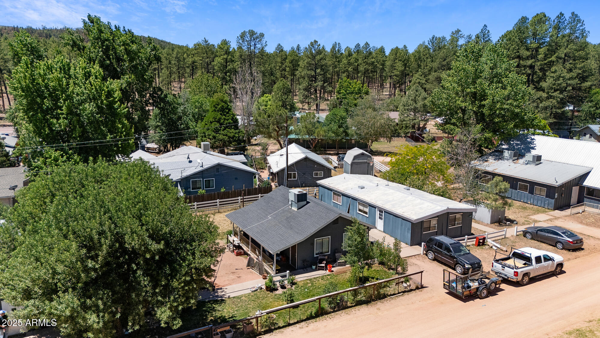247 Standage Drive Payson, AZ 85541 - Photo 26 of 33 an aerial view of a house with a big yard