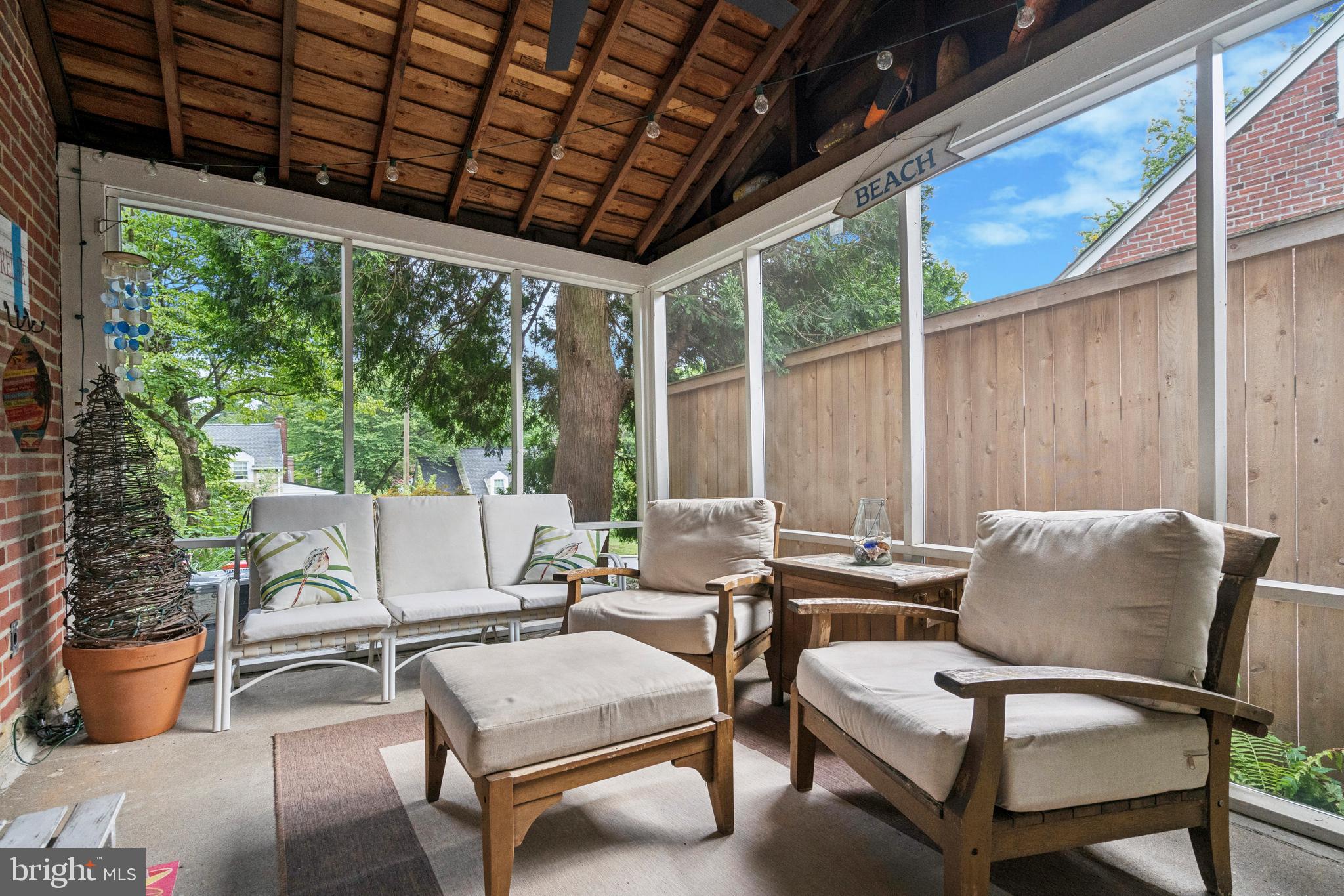 520 Beaver Road Glenside, PA 19038 - Photo 17 of 20 Cozy screened-in porch