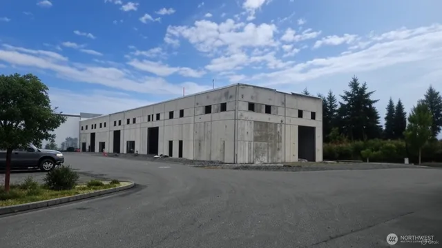 a large building with a view of street