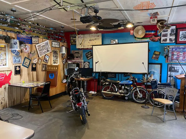 a view of street with sitting area
