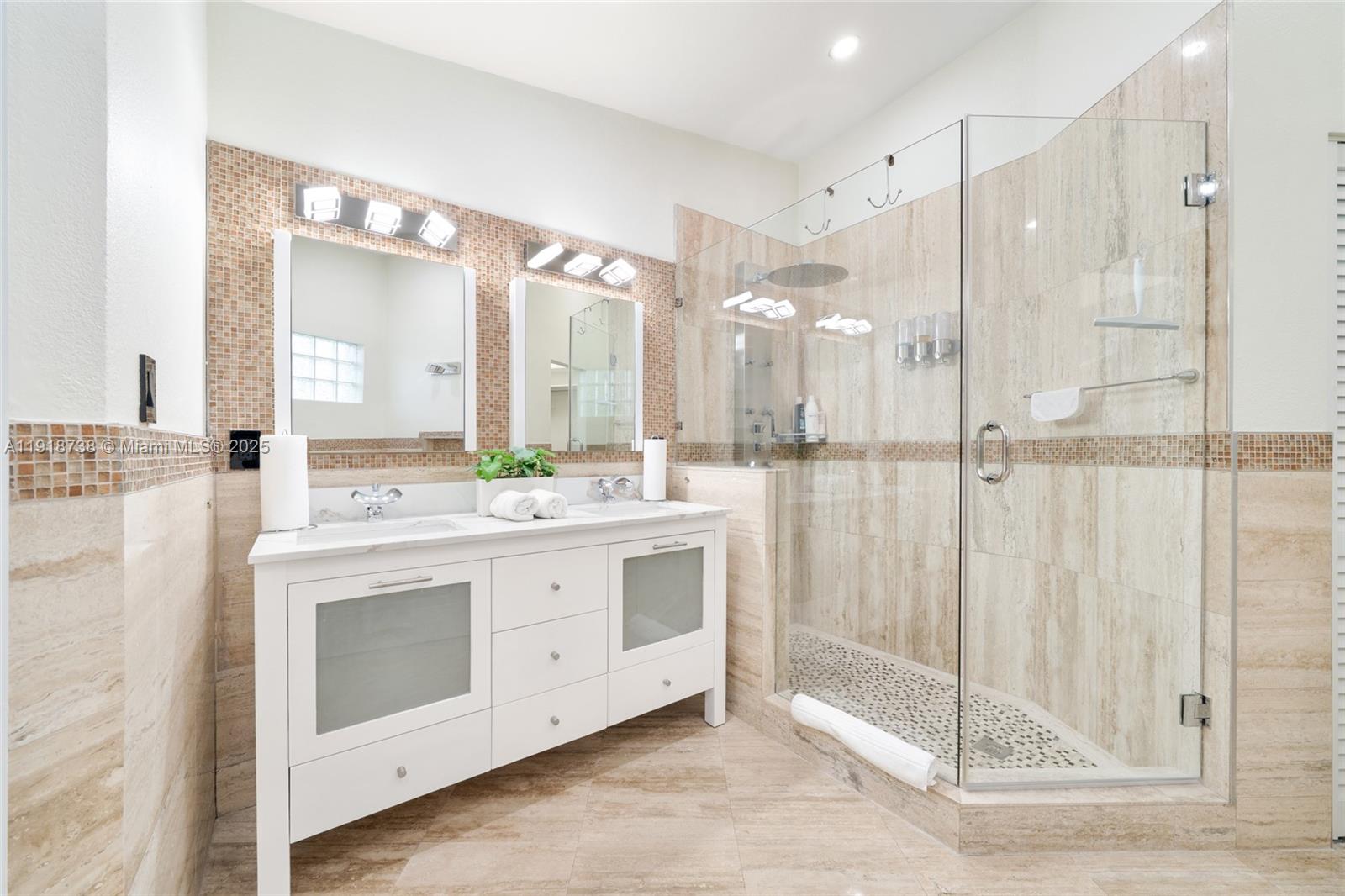 5424 Southwest 154th Place, Unit 5424 Miami, FL 33185 - Photo 24 of 52 Master Doble sink and shower