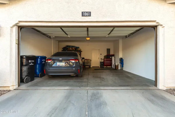 a view of parking garage