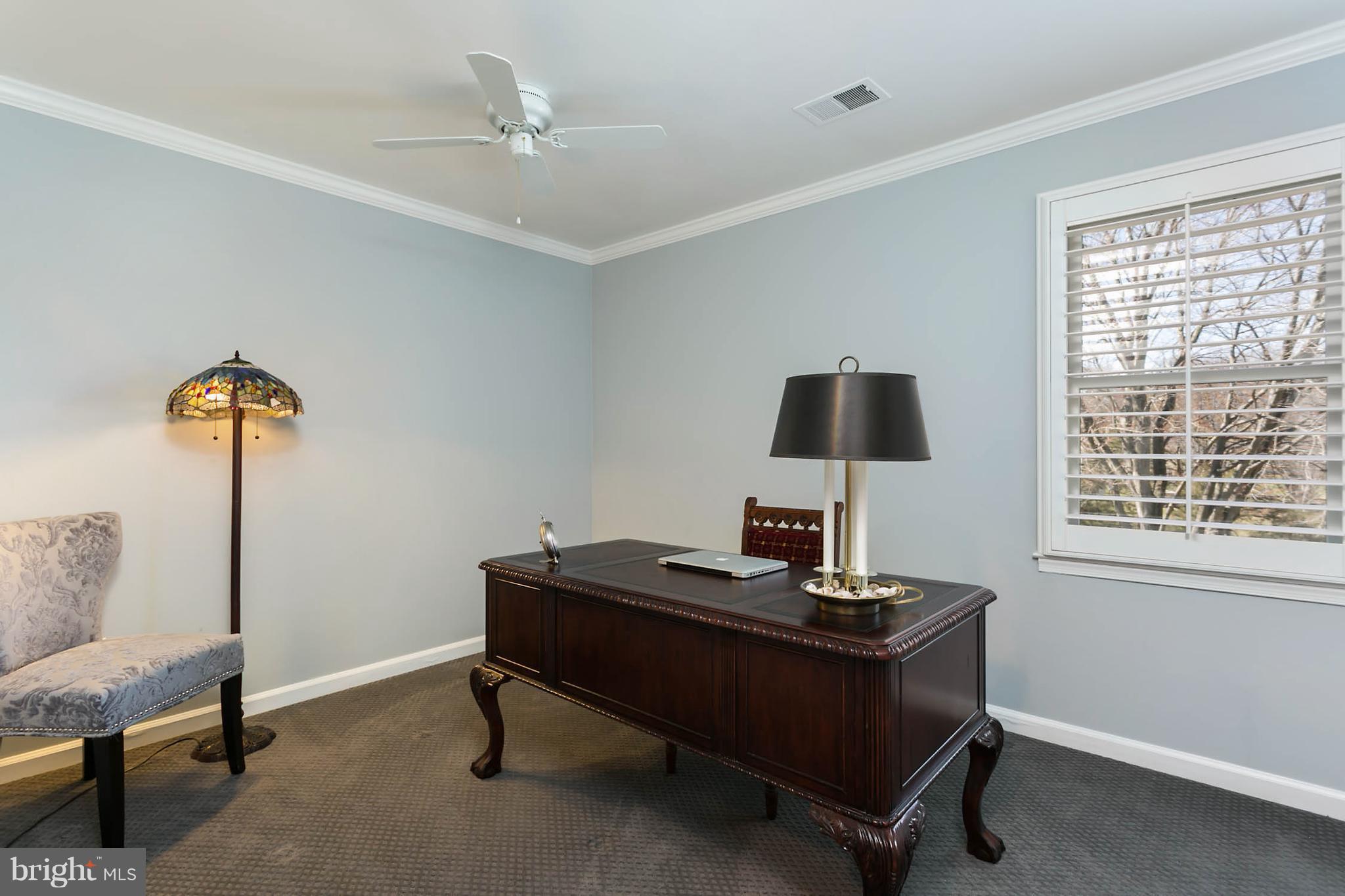 5106 Beaverbrook Road Columbia, MD 21044 - Photo 21 of 30 a view of a workspace with furniture and a window