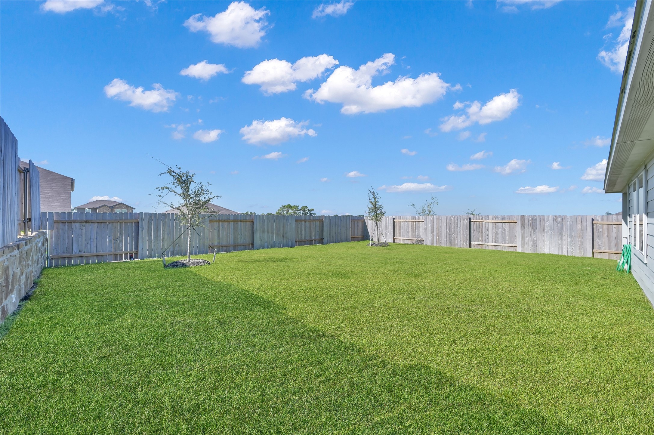 12369 Carib Crossing Lane Conroe, TX 77304 - Photo 36 of 43 a view of a yard with a house