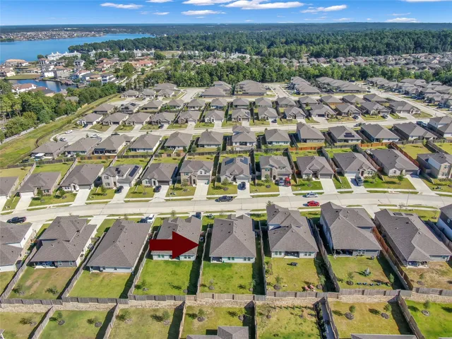 a view of swimming pool with a yard