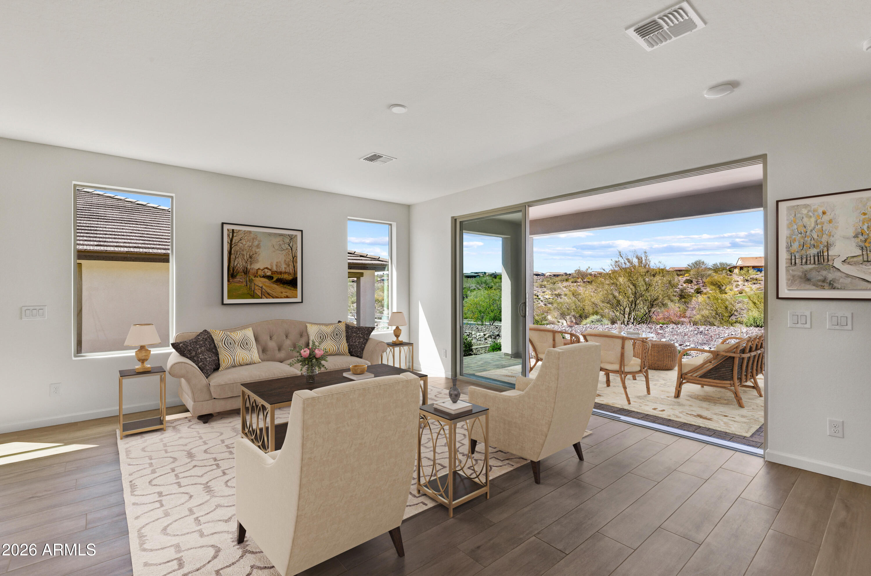 4107 Prairie Schooner Road Wickenburg, AZ 85390 - Photo 2 of 20 Virtually_Staged_Trilogy_Wickenburg_Ranc