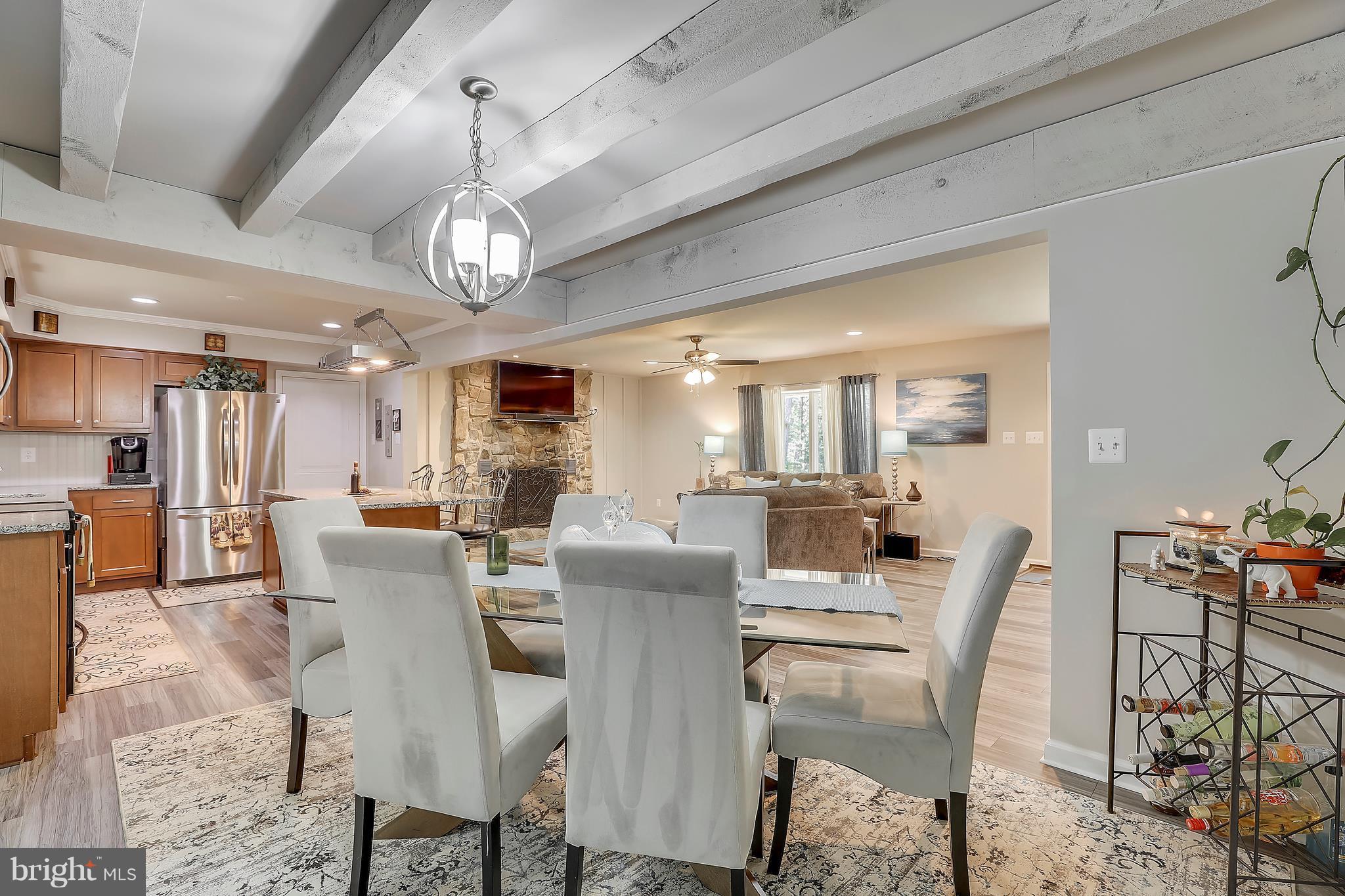 13930 Harrisville Road Mount Airy, MD 21771 - Photo 10 of 30 Beautiful Exposed Beams In Dining Room