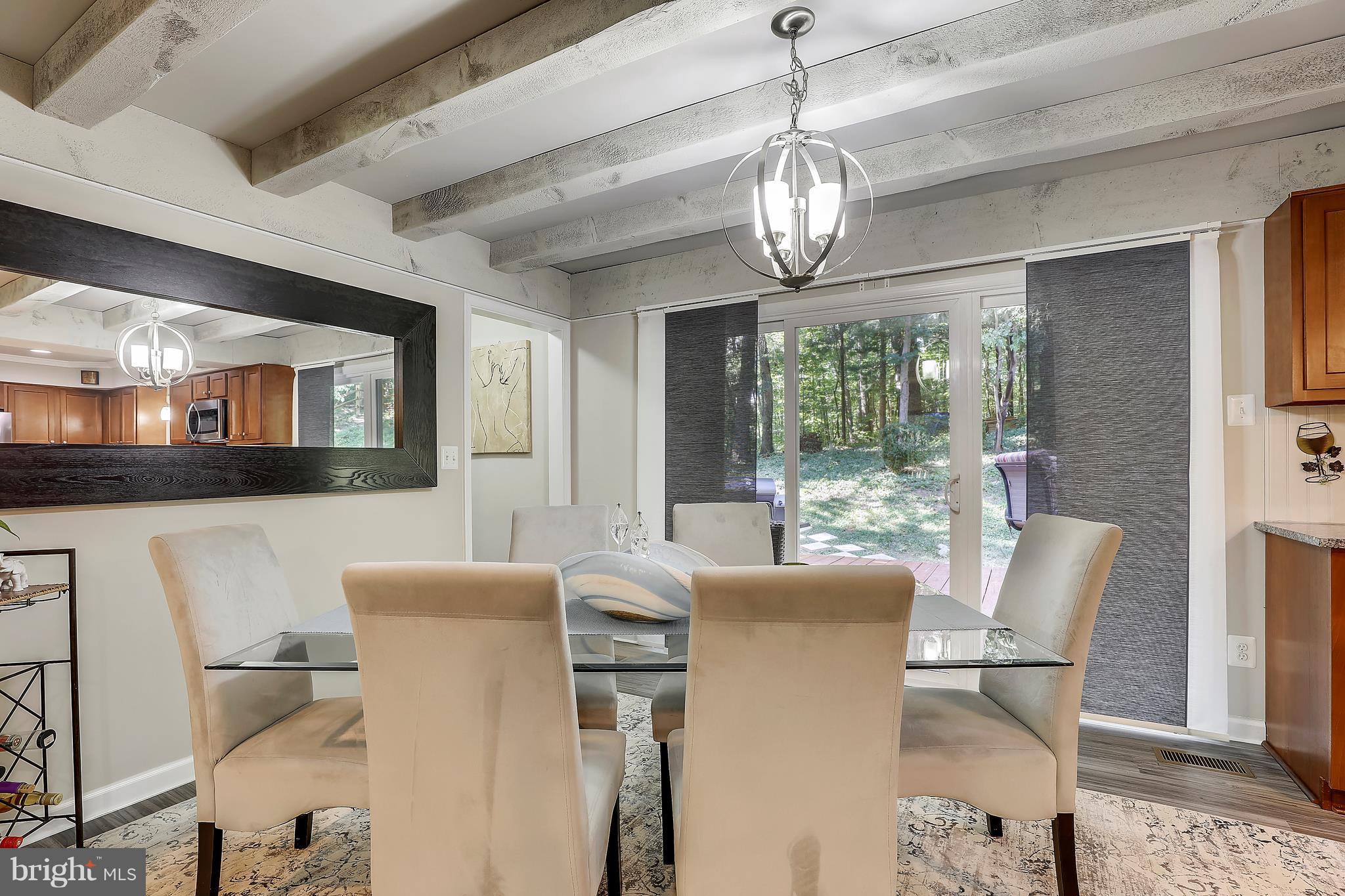 13930 Harrisville Road Mount Airy, MD 21771 - Photo 11 of 30 Beautiful Exposed Beams In Dining Room