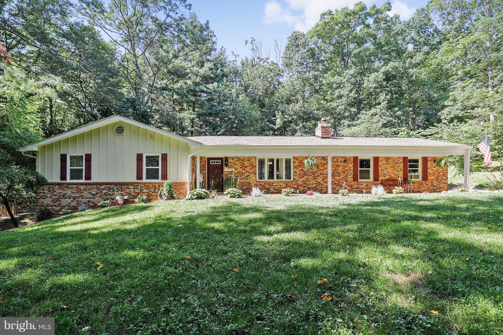 13930 Harrisville Road Mount Airy, MD 21771 - Photo 3 of 30 Beautiful Brick Rancher Encased In Lush Trees