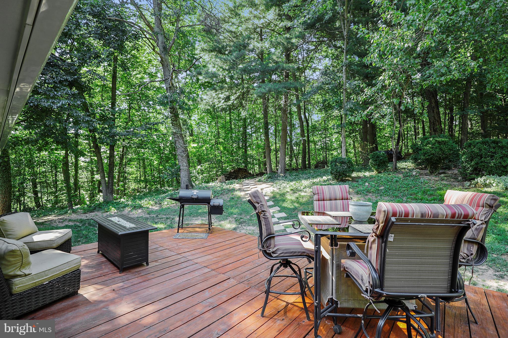 13930 Harrisville Road Mount Airy, MD 21771 - Photo 27 of 30 Relax On The Deck, Pavers Lead To Fire Pit