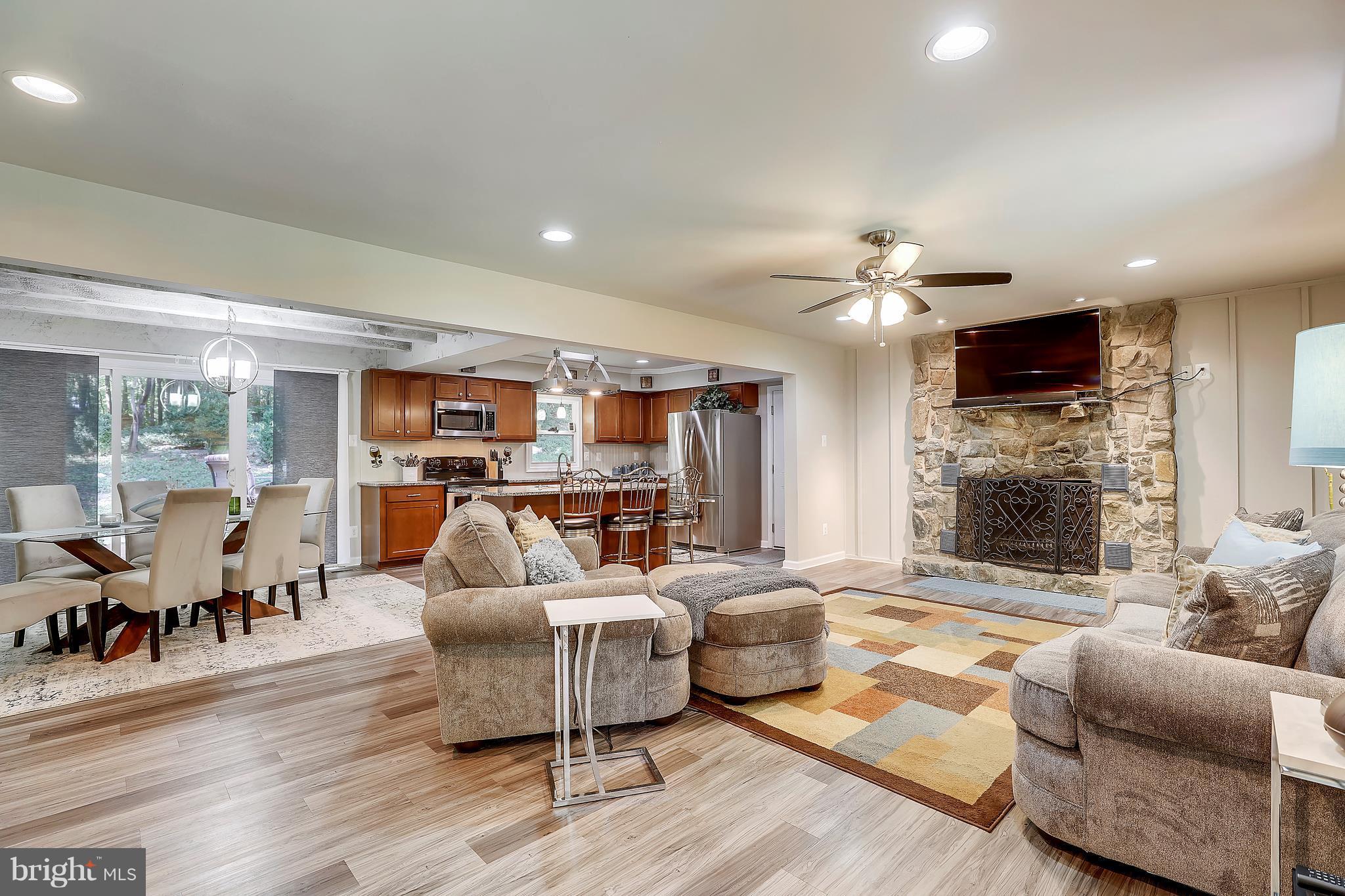 13930 Harrisville Road Mount Airy, MD 21771 - Photo 5 of 30 Living Rm W/ 1 Of 2 Stone Wood Burning Fireplaces