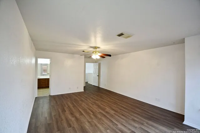 wooden floor in an empty room