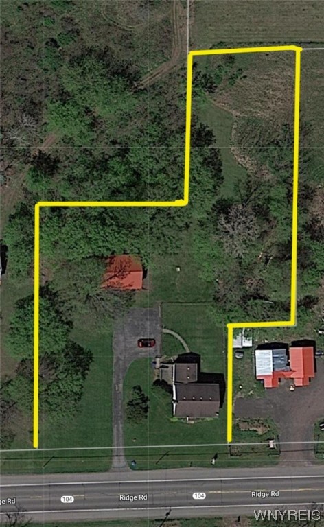 9331 Ridge Road Hartland, NY 14105 - Photo 5 of 39 Approximate boundary lines for reference only.