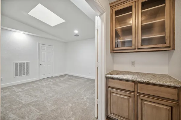 a view of empty room