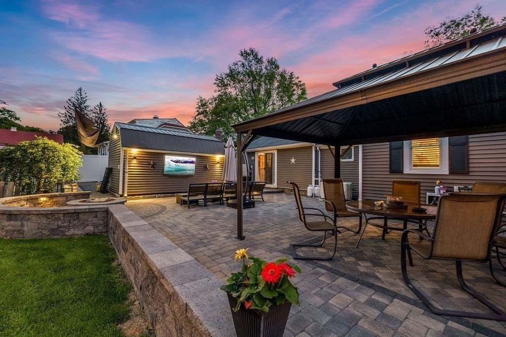 8 New Spencer Road Charlton, MA 01507 - Photo 34 of 42 a view of a backyard with sitting area