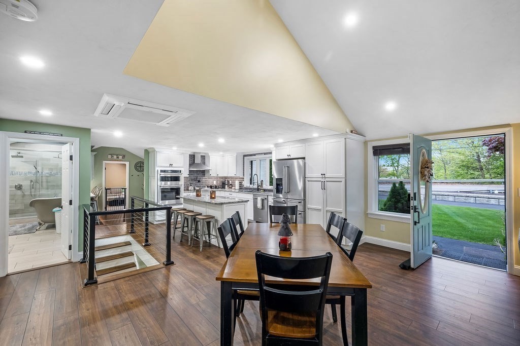 8 New Spencer Road Charlton, MA 01507 - Photo 7 of 42 a view of a dining room with furniture window and wooden floor