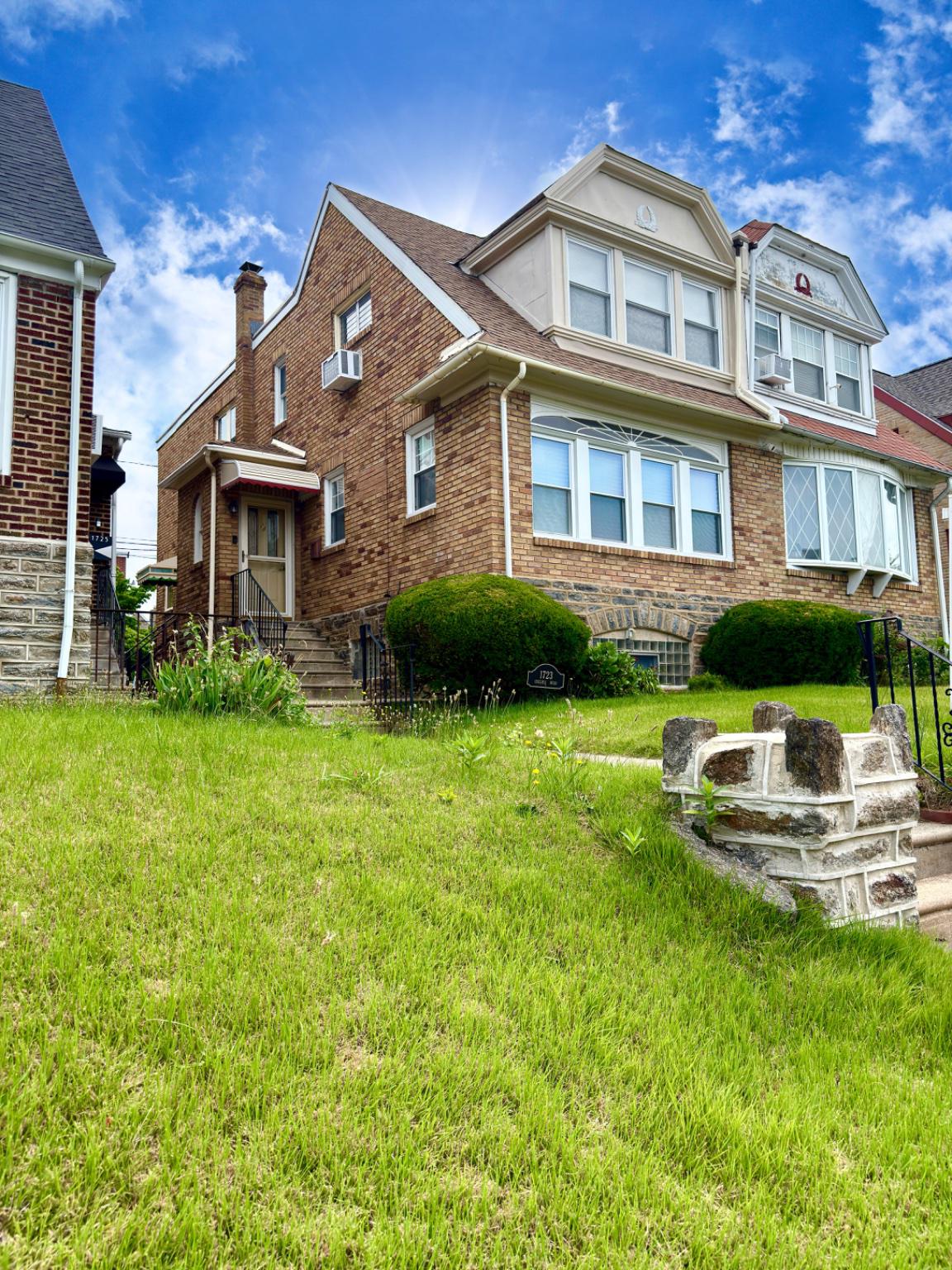1723 Chelsea Road Elkins Park, PA 19027 - Photo 3 of 38 a front view of a house with a yard