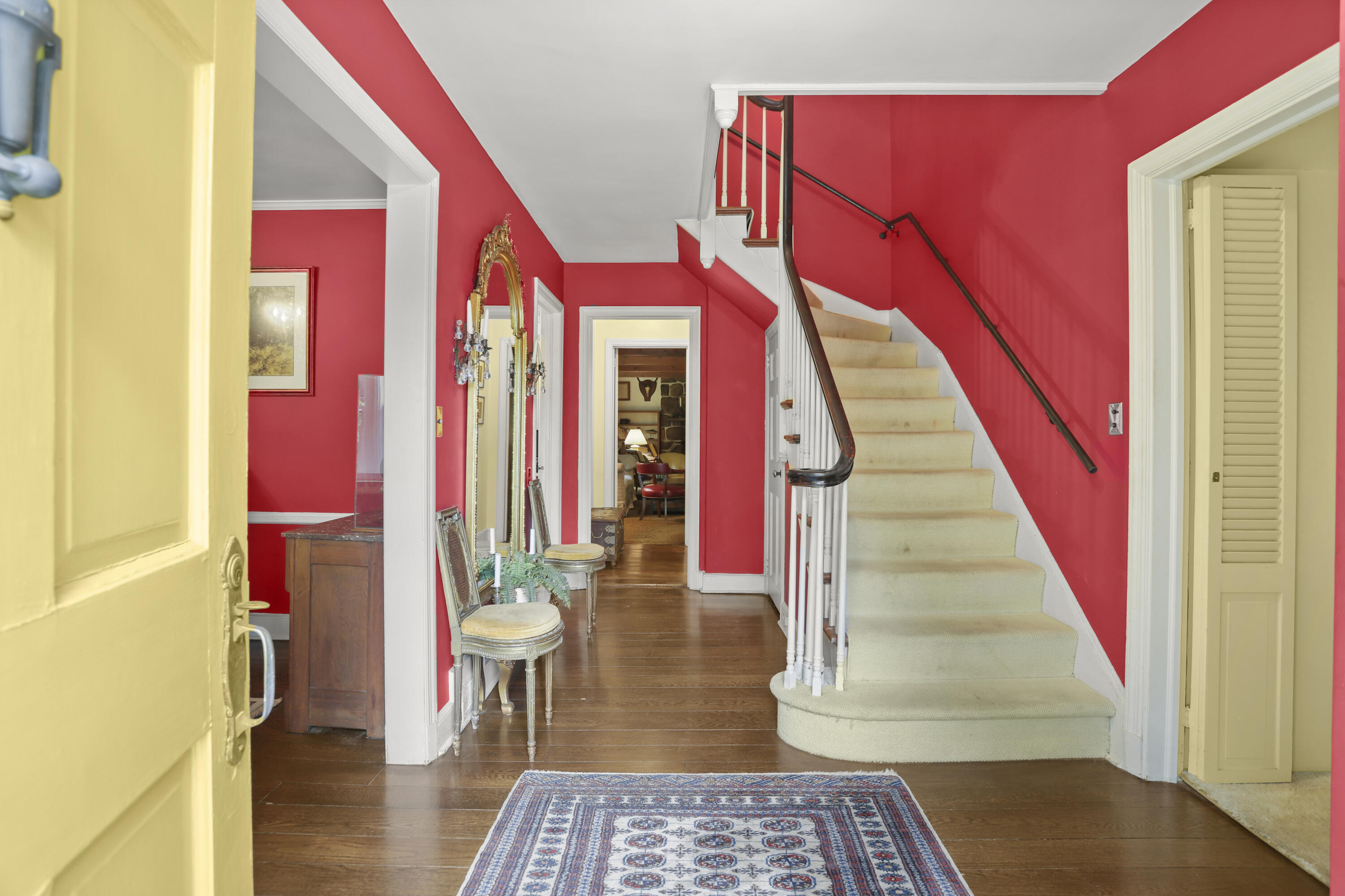 165 Colonial Road New Canaan, CT 06840 - Photo 5 of 37 a view of an entryway with wooden floor