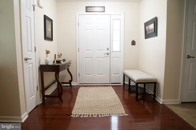 a view of a room with table and chair