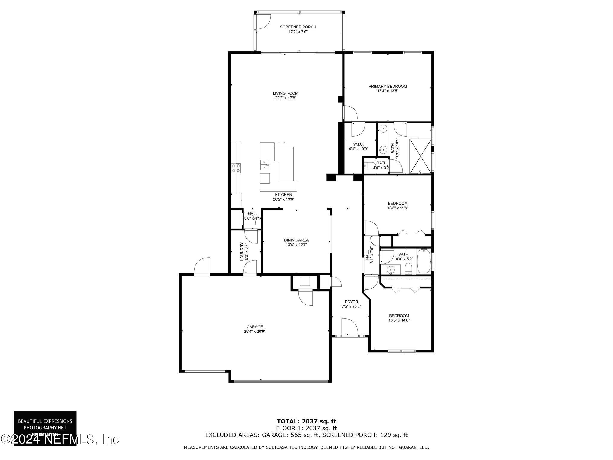 86192 Fortune Drive Yulee, FL 32097 - Photo 26 of 26 a picture of a floor plan