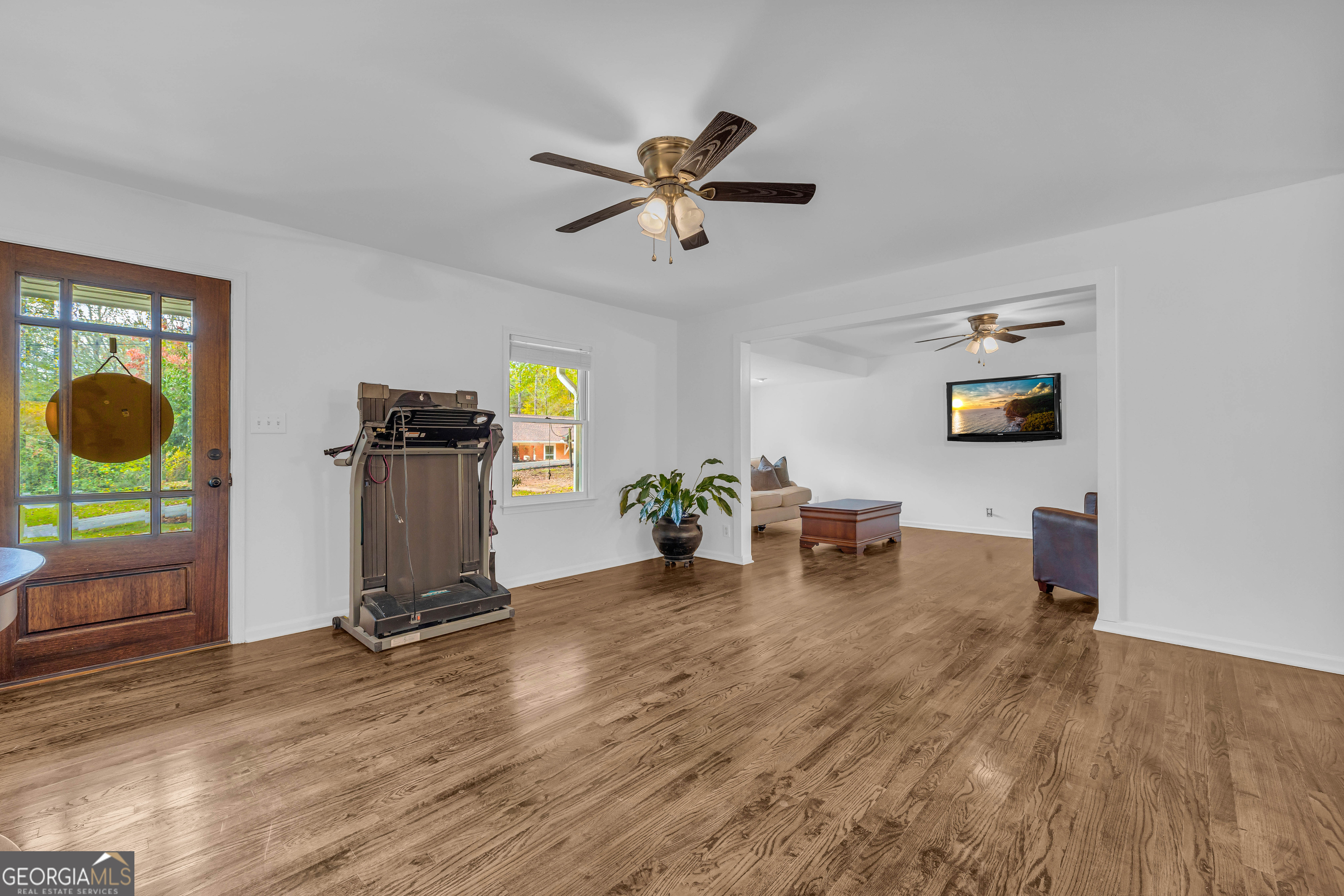 619 Watson Street Toccoa, GA 30577 - Photo 10 of 28 a view of a living room and a wooden floor