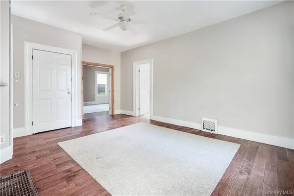 wooden floor in an empty room