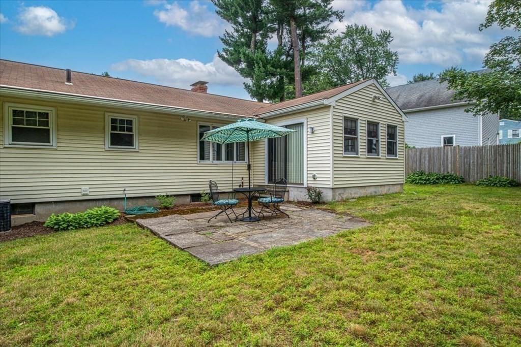 23 Old Post Road East Walpole, MA 02032 - Photo 25 of 27 a backyard of a house with seating space