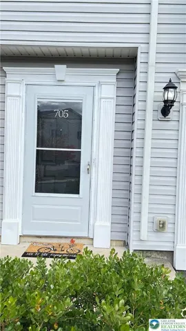 a view of front door of house