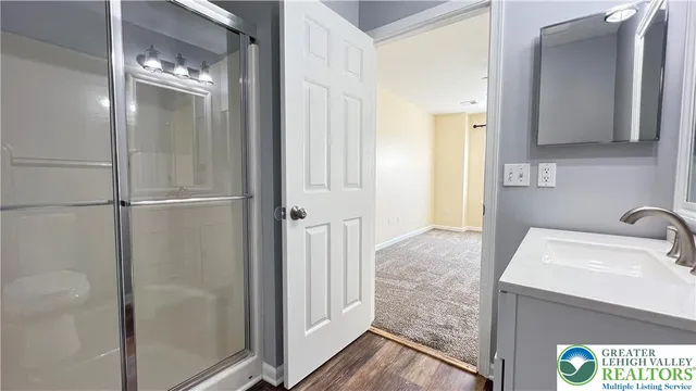 a view of an empty room