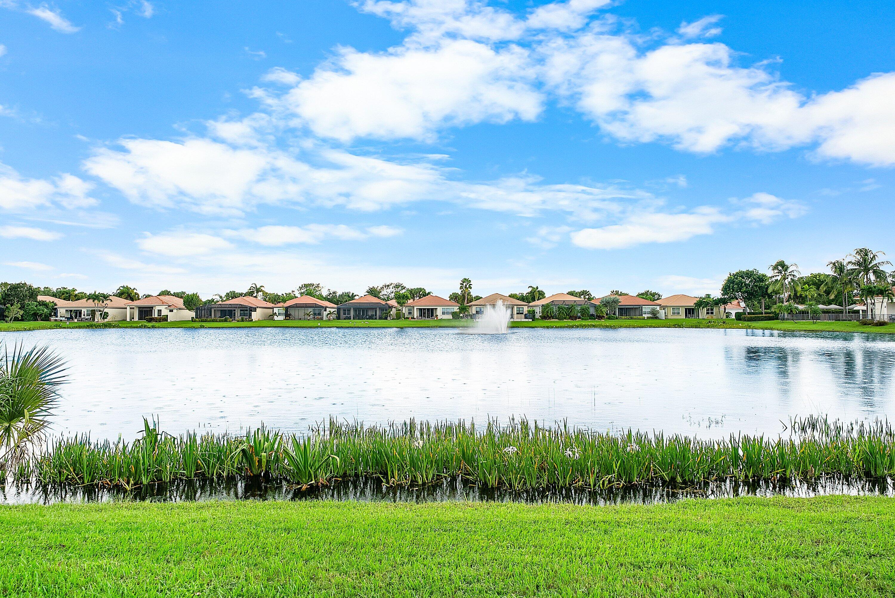 14841 Strand Lane, Unit 14841 Delray Beach, FL 33446 - Photo 34 of 43 a view of a lake