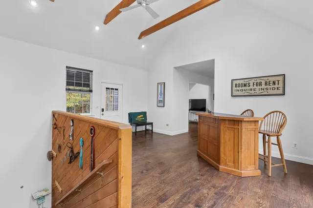 a view of livingroom with furniture and windows