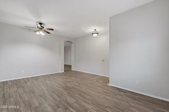 wooden floor in an empty room