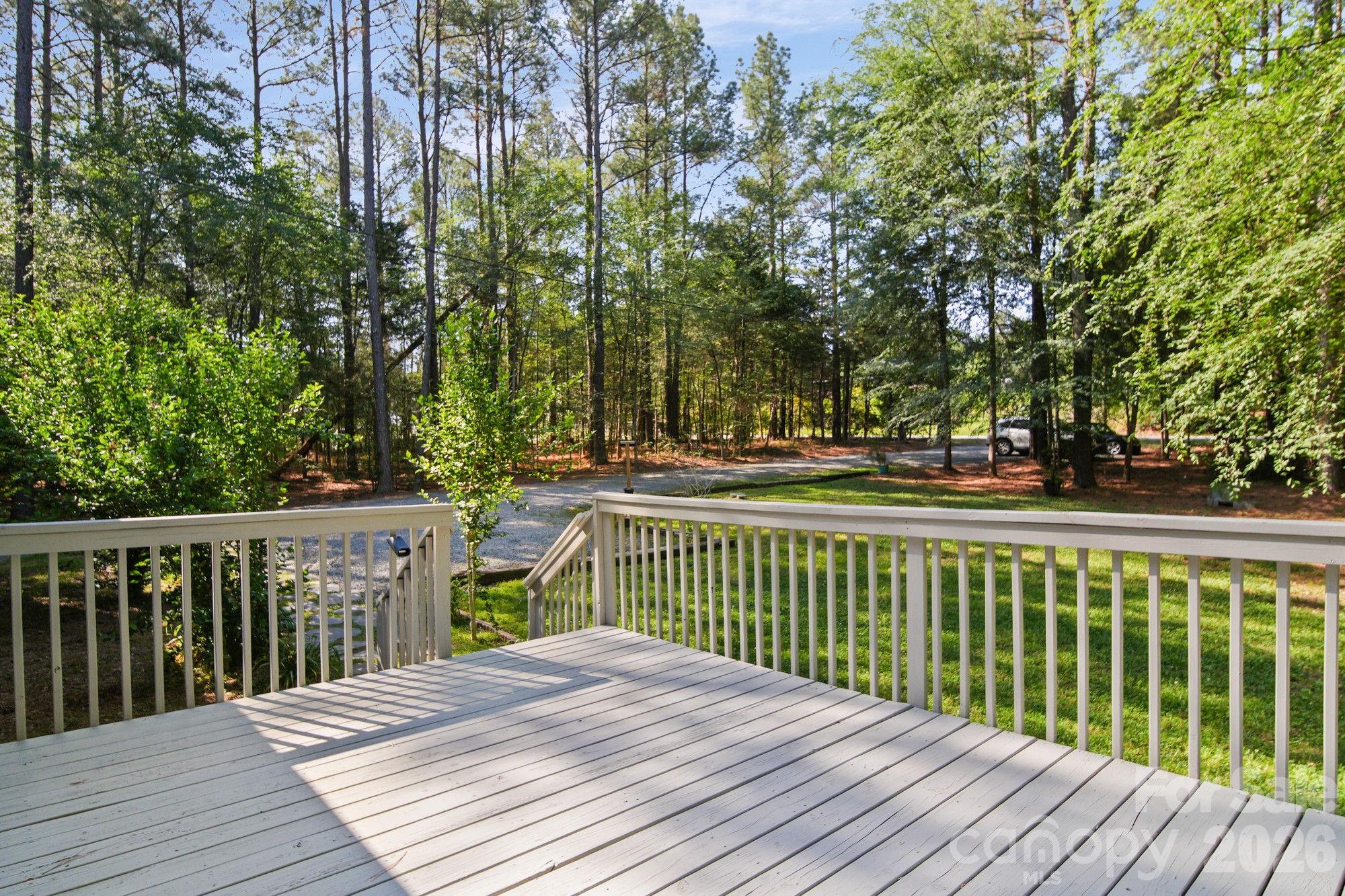 4507 White Store Road Wingate, NC 28174 - Photo 6 of 29 a view of deck with a yard