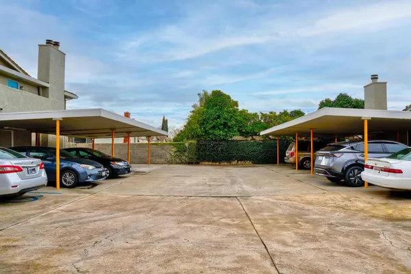 a car parked in front of house